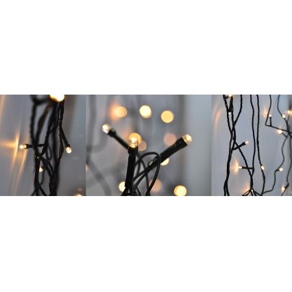 Brilagi - Вулична різдвяна LED гірлянда 500xLED/8 функцій 55м IP44 теплий білий