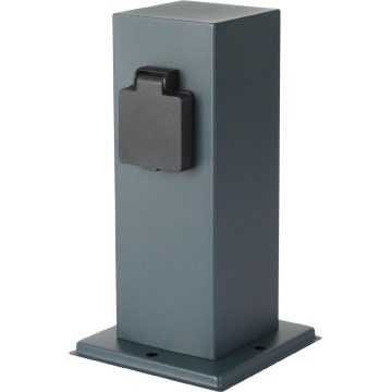 Brilagi - Вулична розеткова колона PILLAR 1Z SCHUKO 230V IP44 антрацит