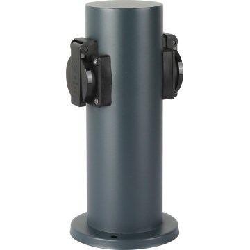 Brilagi - Вулична розеткова колона PILLAR 2Z SCHUKO 230V IP44 антрацит