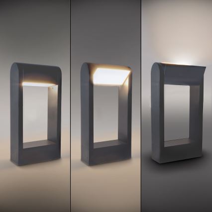 Brilagi - Вулична світлодіодна лампа CROTONE LED/7W/230V антрацит IP54 30 см