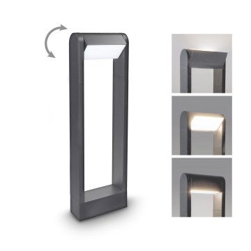 Brilagi - Вулична світлодіодна лампа CROTONE LED/7W/230V антрацит IP54 50 см