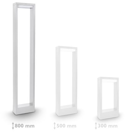 Brilagi - Вулична світлодіодна лампа RAGUSA LED/7W/230V 3000/4000/6000K білий IP54 80 см