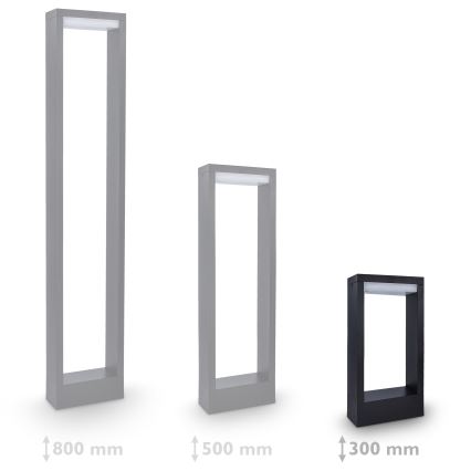 Brilagi - Вулична світлодіодна лампа RAGUSA LED/7W/230V 3000/4000/6000K IP54 30 см