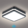Brilagi - Вуличний світильник LED з датчиком BENE LED/18W/230V 22x22 см антрацит IP54