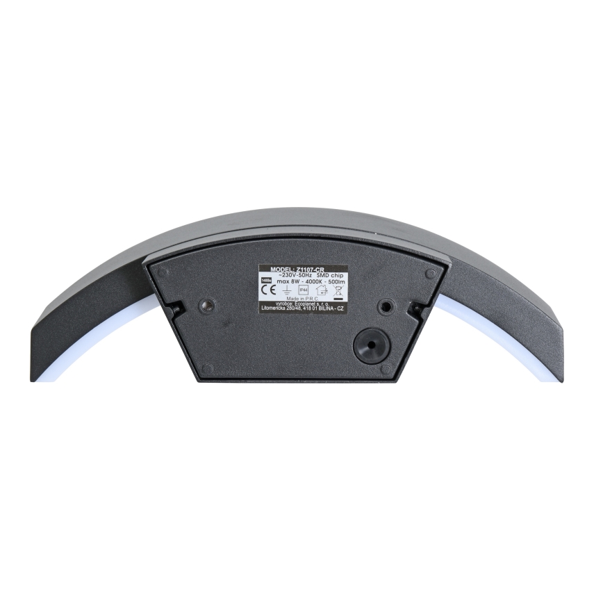 Brilagi - Вуличний світлодіодний настінний світильник ARCELO LED/8W/230V IP54