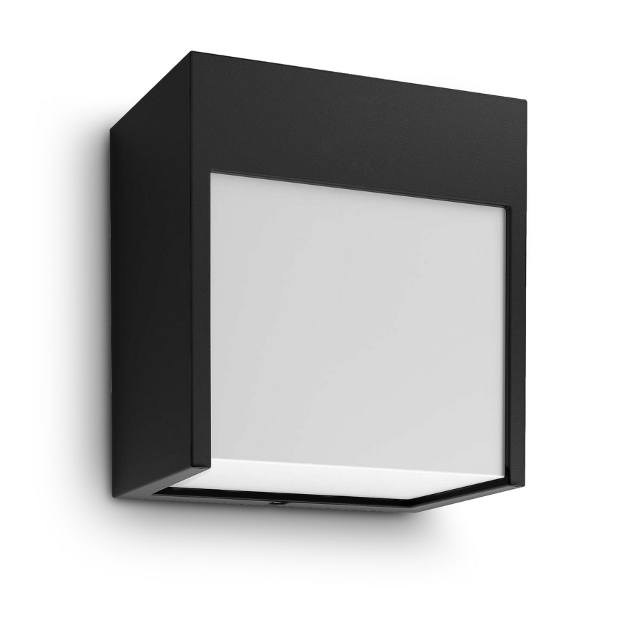 Brilagi - Вуличний світлодіодний настінний світильник TERNI LED/12W/230V чорний IP44