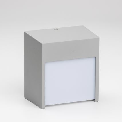 Brilagi - Вуличний світлодіодний настінний світильник TERNI LED/12W/230V сірий IP44