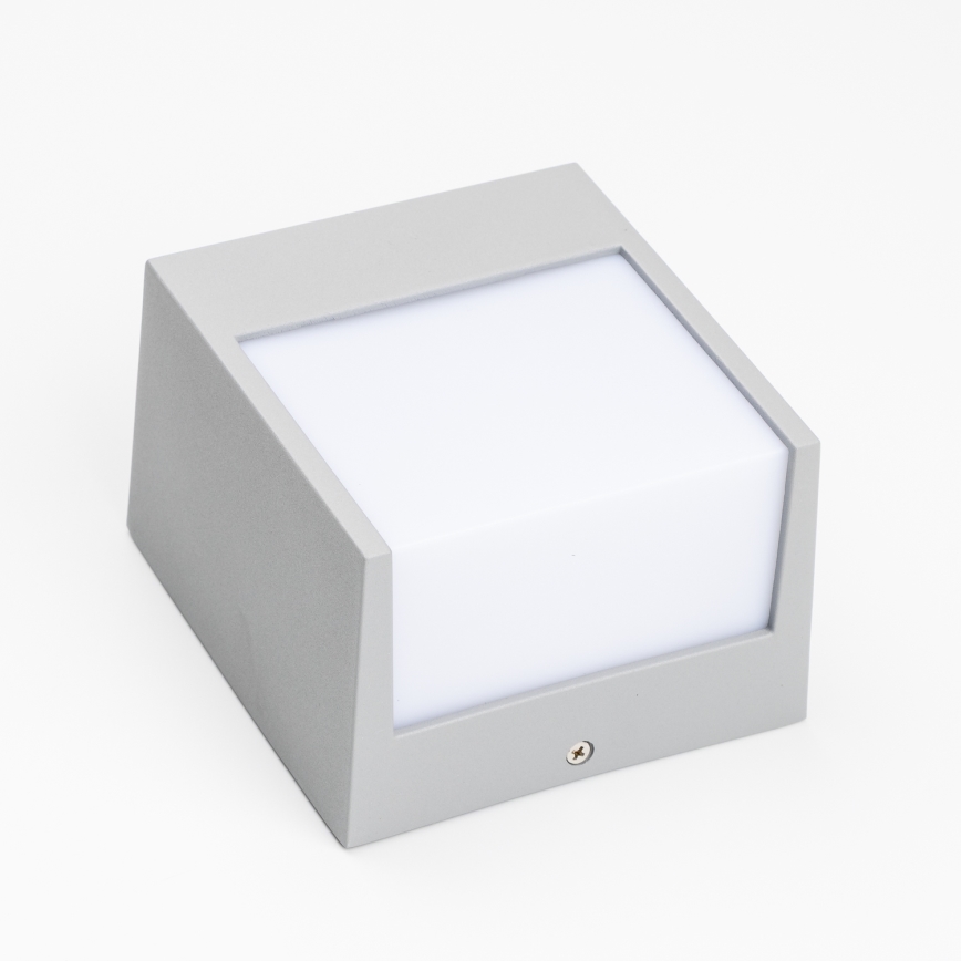 Brilagi - Вуличний світлодіодний настінний світильник TERNI LED/12W/230V сірий IP44