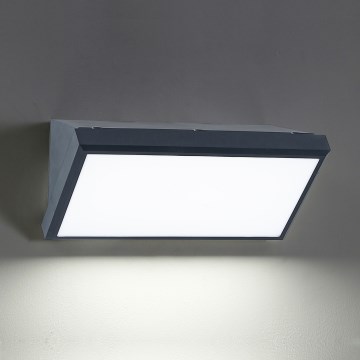 Brilagi - Вуличний світлодіодний настінний світильник TRIANGLE LED/20W/230V антрацит IP65