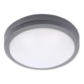 Brilagi - Вуличний світлодіодний стельовий світильник LED/20W/230V діаметр 23 см IP54 антрацит