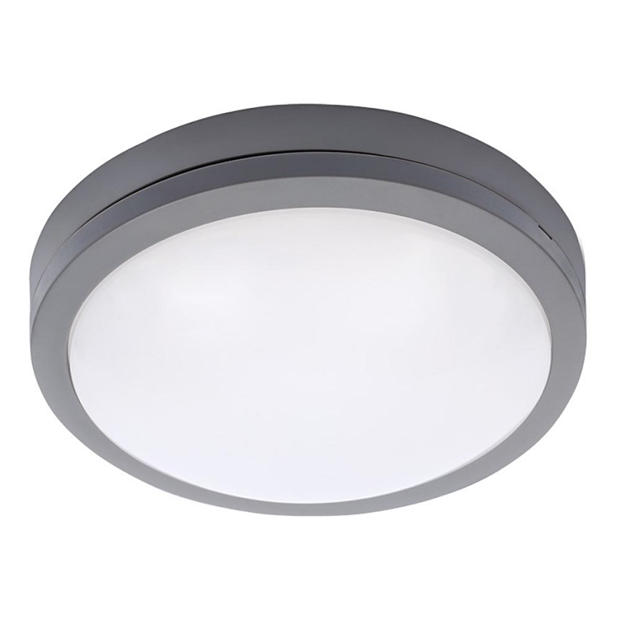 Brilagi - Вуличний світлодіодний стельовий світильник LED/20W/230V діаметр 23 см IP54 антрацит