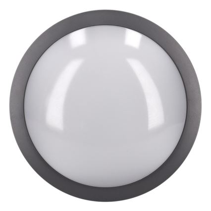Brilagi - Вуличний світлодіодний стельовий світильник LED/20W/230V діаметр 23 см IP54 антрацит