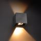 Brilagi - Вуличний світлодіодний настінний світильник CUBE LED/6W/230V IP54