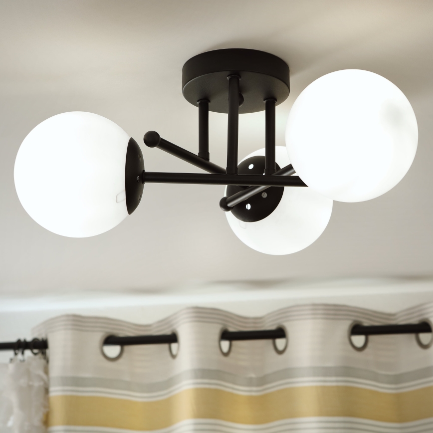 Brilagi - Запасне скло для люстри та лампи MALIVA E14, діаметр 13 см, біле