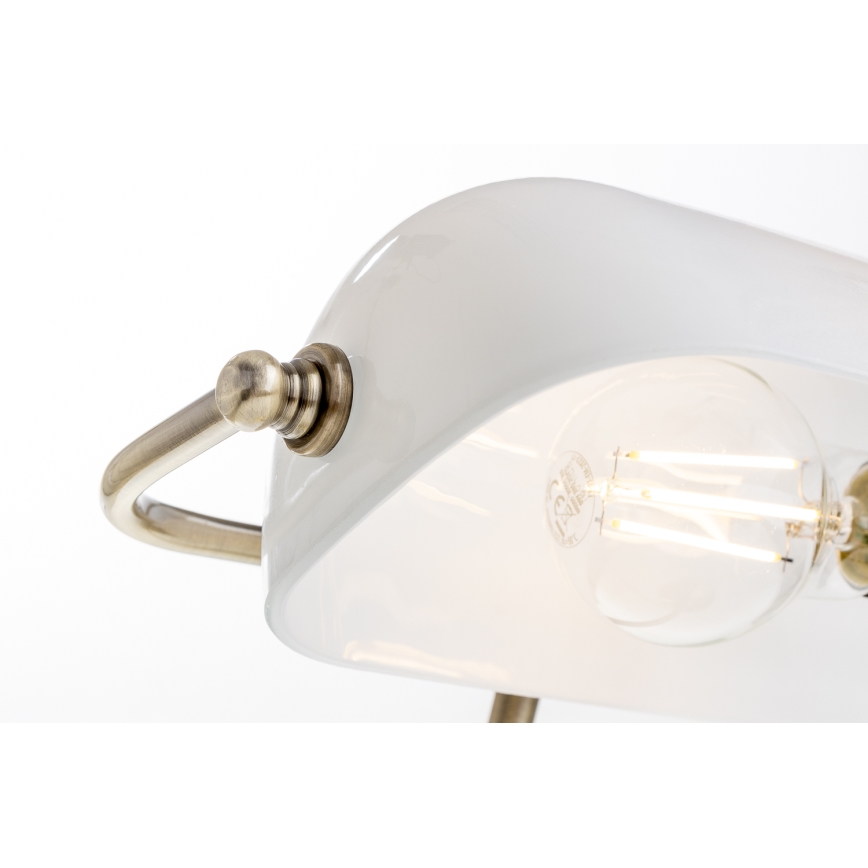 Brilagi - Запасний абажур для настільної лампи BANK OFFICE білий