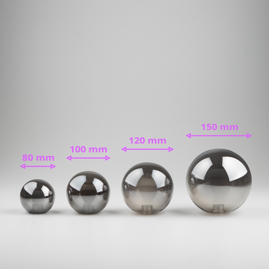 Brilagi - Запасной плафон для люстры, настенного светильника и лампы MISTEL, MILLA диаметр 15 см дымчатый