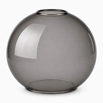 Brilagi - Запасной стеклянный плафон для люстры DIOR, цоколь E27, диаметр 15 см, дымчато-серый