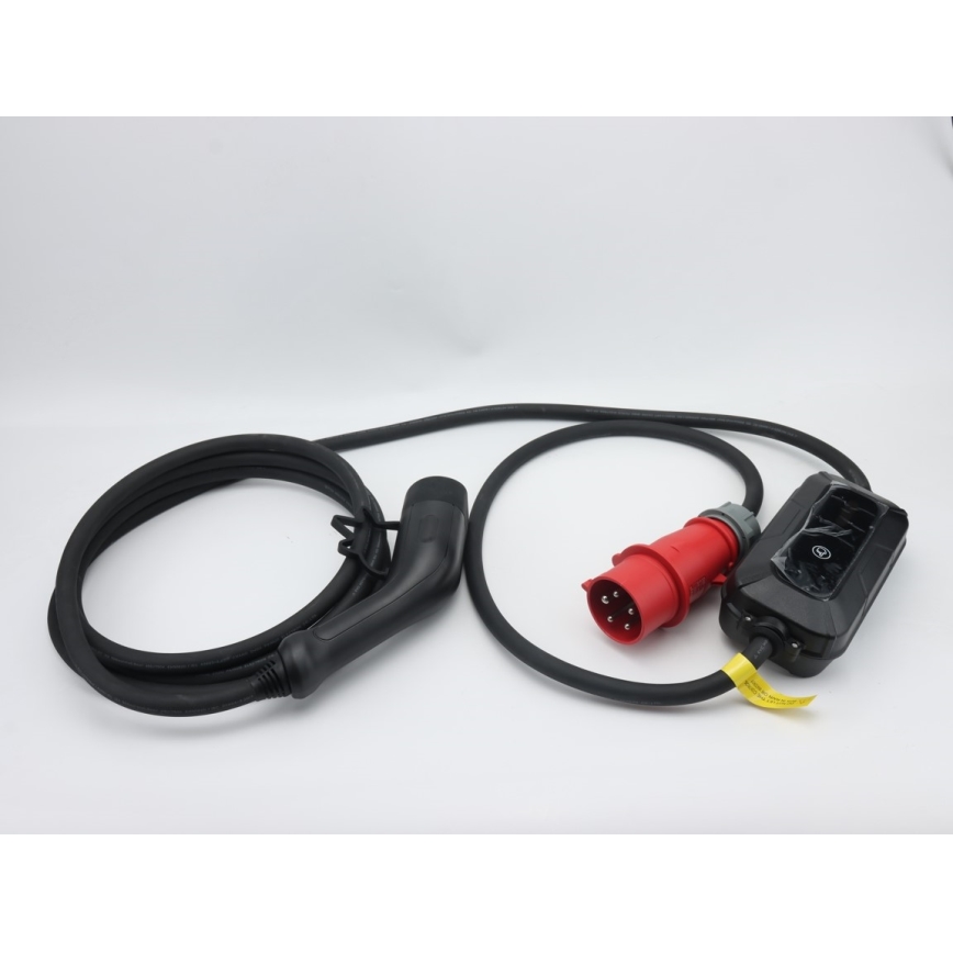 Brilagi - Дорожная зарядная станция для электромобилей FAST AC Тип 2 16A/380V 11kW + вилка 230V, 3,7kW 5 м + чехол