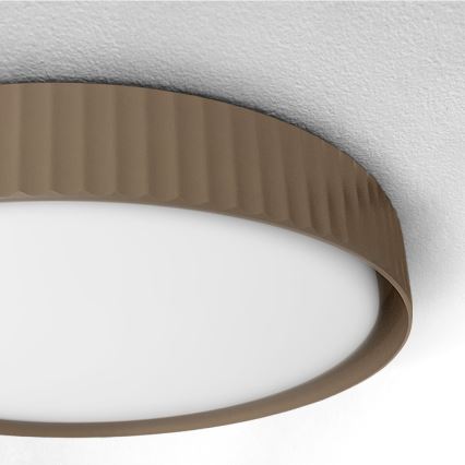 Brilagi - LED регульований стельовий світильник LUCIA LED/48W/230V 3000-6500K діаметр 41 см коричневий + пульт дистанційного керування