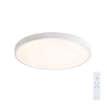 Brilagi - LED стельовий світильник із регулюванням яскравості GLASS POOL DOUBLE LED/60W/230V 3000-6000K 50 см білий + пульт дистанційного керування