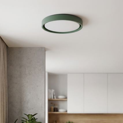 Brilagi - стельовий світильник LED з регулюванням яскравості MATTEO LED/48W/230V 3000-6500K діаметр 41 см зелений + пульт дистанційного керування
