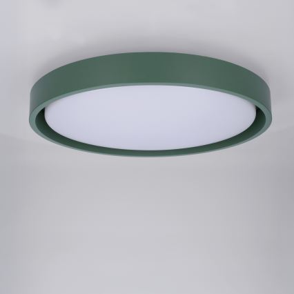 Brilagi - стельовий світильник LED з регулюванням яскравості MATTEO LED/48W/230V 3000-6500K діаметр 41 см зелений + пульт дистанційного керування