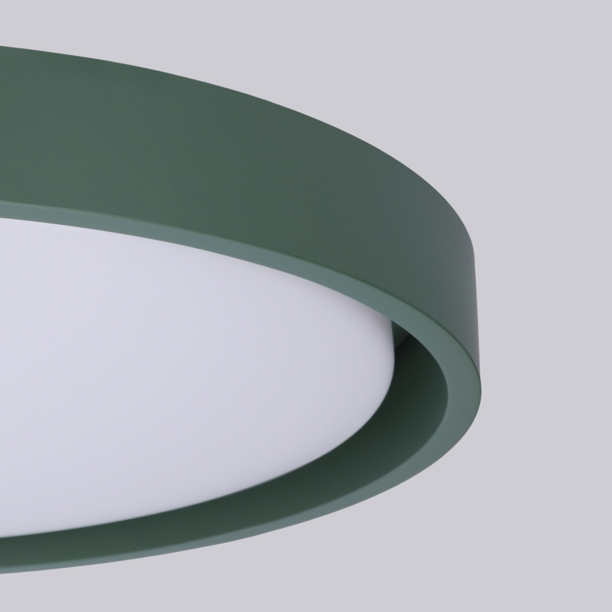 Brilagi - стельовий світильник LED з регулюванням яскравості MATTEO LED/48W/230V 3000-6500K діаметр 41 см зелений + пульт дистанційного керування