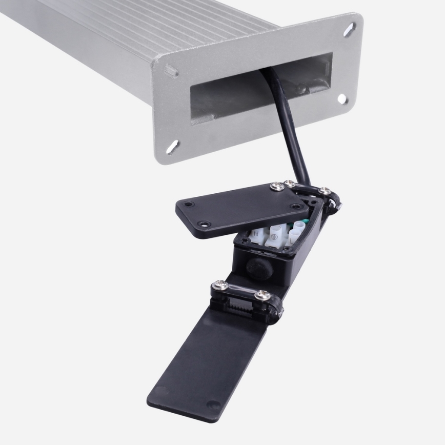 Brilagi - Зовнішній LED‑світильник з датчиком RIANO LED/8W/230V сріблястий IP65 80 cm