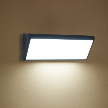 Brilagi - зовнішній настінний LED-світильник із датчиком TRIANGLE LED/42W/230V, чорний, IP65