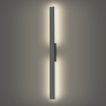 Brilagi - зовнішній настінний LED-світильник LUNA LED, 24 Вт, 230 В, 4000 К, IP65, 100 см, антрацит