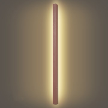 Brilagi - Зовнішній настінний LED‑світильник LINEAR LED/32W/230V 3000K IP65 140 см коричневий CRI 90