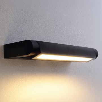 Brilagi - зовнішній настінний LED‑світильник SALERNO, 12 Вт/230 В, 35,5 см, чорний, IP65
