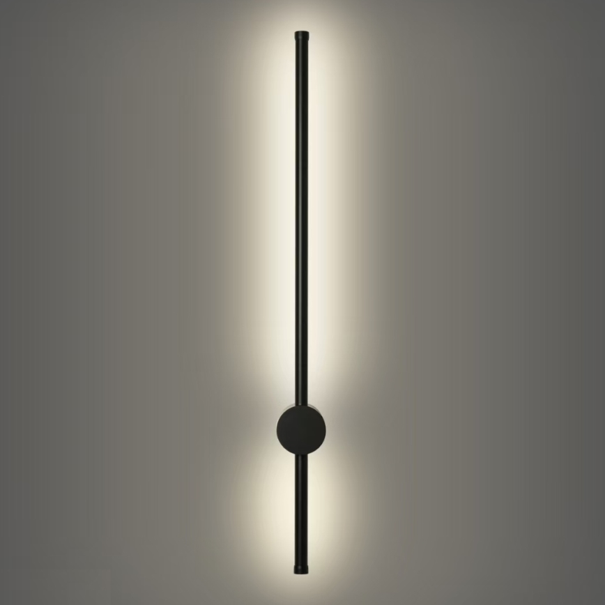 Brilagi - Зовнішній настінний світильник AURA LED/12W/230V 4000K IP54 65 см чорний CRI 90