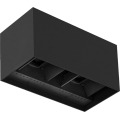 Brilagi - зовнішній настінний світильник DOUBLE CUBE LED/12W/230V чорний IP65