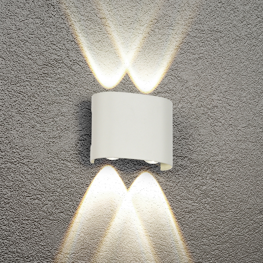 Brilagi - зовнішній настінний світильник LED FLAREBOX, 4 Вт, 230 В, білий, IP65