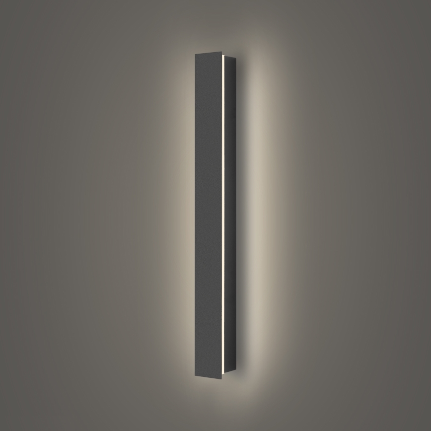 Brilagi - зовнішній настінний світильник LINEAR LED, 12 Вт, 230 В, 4000 К, IP65, 50 см, антрацит