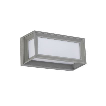 Brilagi - Зовнішній настінний світильник PARKER 1xE27/60W/230V сірий IP44