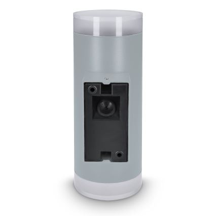 Brilagi - LED RGBW затемнюваний зовнішній настінний світильник MATERA 2xGU10/4,8W/230V 3000K IP54 сірий + пульт дистанційного керування