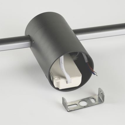 Brilagi - LED зовнішній настінний світильник AURA LED/12W/230V 4000K IP54 65 cm антрацит CRI 90