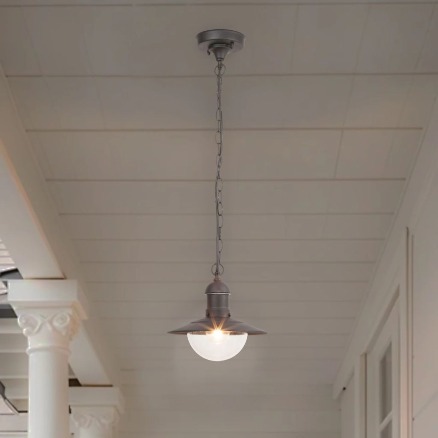 Brilagi - Зовнішній підвісний світильник MOLDE 1xE27/60W IP44 чорний