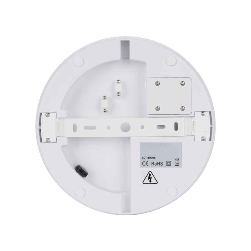 Brilagi — LED зовнішній стельовий світильник із сенсором BENE, LED/24 Вт/230 В, діаметр 26 см, білий, IP54