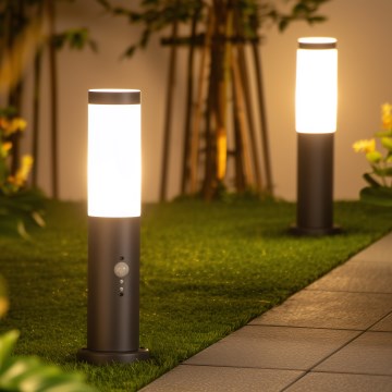 Brilagi - Зовнішній світильник з датчиком NOVA 1xE27/15W/230V 40 cm IP44 антрацит