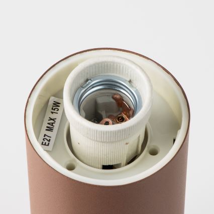 Brilagi - Зовнішній світильник з датчиком NOVA 1xE27/15W/230V 40 см IP44 коричневий