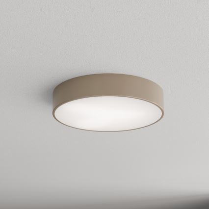 Brilagi - Зовнішній стельовий світильник з датчиком CLARE 3xE27/72W/230V діаметр 40 см IP54 бежевий