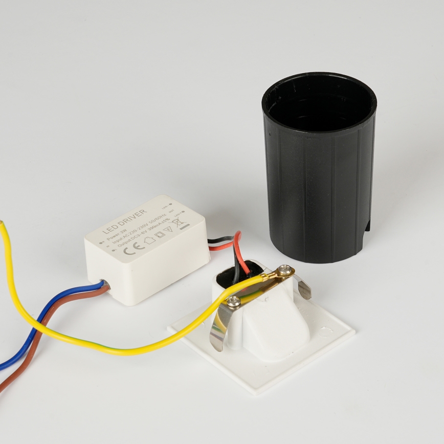 Brilagi - зовнішній вбудований LED-світильник STAIRDOT LED/2W/230V білий IP65 квадратний
