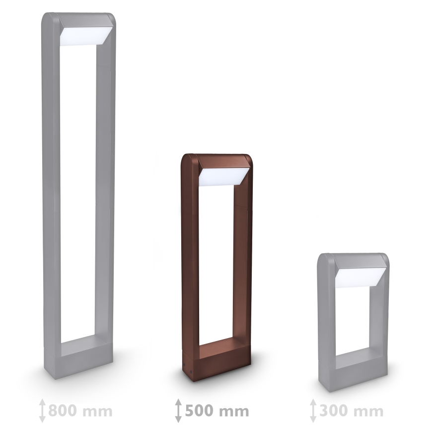 Brilagi - зовнішня LED-лампа CROTONE LED/7W/230V, коричнева, IP54, 50 см