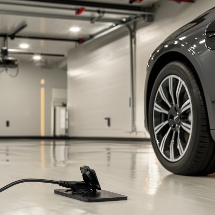 Brilagi - Зовнішня вбудована підлогова подвійна розетка IP55, чорна, прямокутна