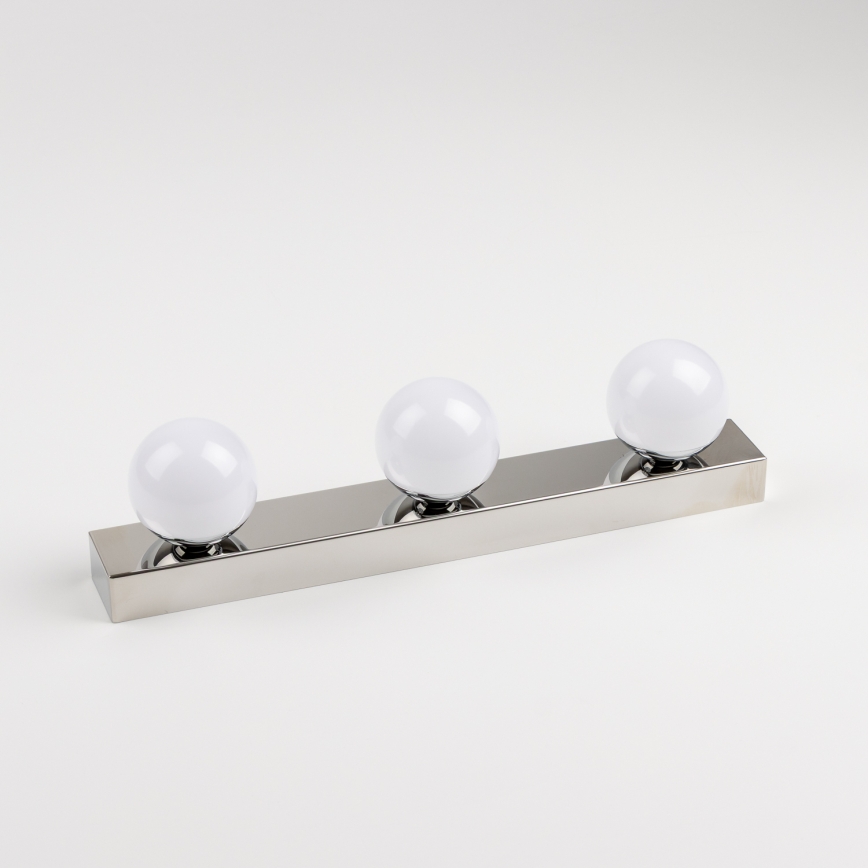 BRILAGI - НАБІР 2x LED Настінний світильник для ванної кімнати HOLLYWOOD 3xLED/3W/230V 39 cm IP44 блискучий хром