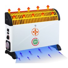 Brilagi - Конвектор горячего воздуха 2000W/230V таймер белый
