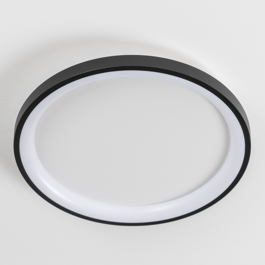 Brilagi - диммируемый светодиодный потолочный светильник FALCON SLIM LED/42W/230V 3000-6500K Ø 50 см, черный + пульт дистанционного управления